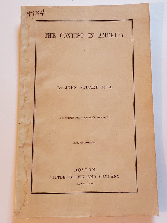 John Stuart Mill - The Contest in America